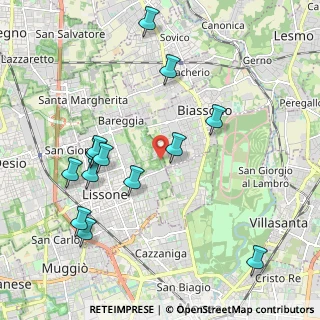 Mappa Via Daniele Manin, 20851 Lissone MB, Italia (2.21154)
