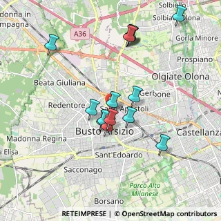 Mappa Via Volturno, 21052 Busto Arsizio VA, Italia (1.76533)