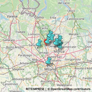 Mappa Via Maria Gaetana Agnesi, 20031 Cesano Maderno MB, Italia (7.02455)