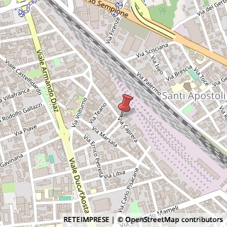Mappa Via Caprera, 26, 21052 Albaredo Arnaboldi, Pavia (Lombardia)