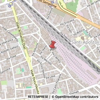 Mappa Via Caprera, 23, 21052 Busto Arsizio, Varese (Lombardia)