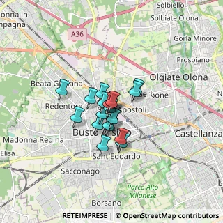 Mappa Via Trapani, 21052 Busto Arsizio VA, Italia (0.9165)