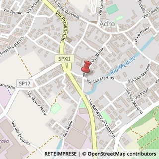 Mappa Via Roma,  63, 25030 Adro, Brescia (Lombardia)