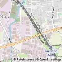 Kaart Saronno