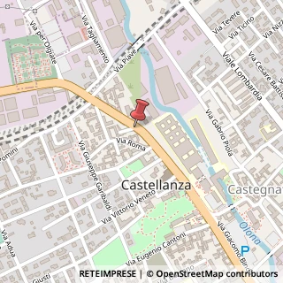 Mappa Via Cacciatori Delle Alpi, 20, 21053 Castellanza, Varese (Lombardia)