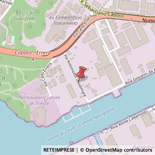 Mappa Via Antoniotto Usodimare, 2, 34147 Trieste, Trieste (Friuli-Venezia Giulia)