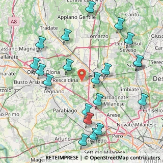 Mappa Via Galileo Galilei, 21040 Uboldo VA, Italia (9.865)