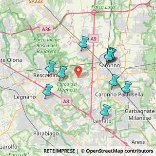 Mappa Via Galileo Galilei, 21040 Uboldo VA, Italia (3.78727)