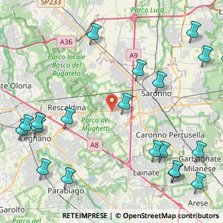 Mappa Via Galileo Galilei, 21040 Uboldo VA, Italia (6.228)
