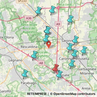 Mappa Via Galileo Galilei, 21040 Uboldo VA, Italia (4.53067)