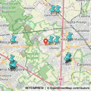 Mappa Via Galileo Galilei, 21040 Uboldo VA, Italia (2.88938)