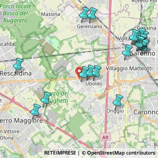 Mappa Via Galileo Galilei, 21040 Uboldo VA, Italia (2.8805)