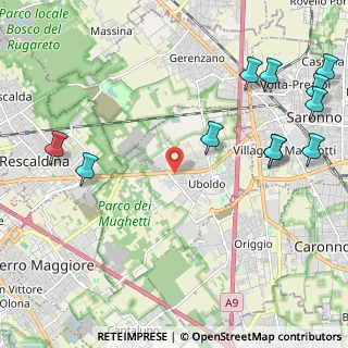 Mappa Via Galileo Galilei, 21040 Uboldo VA, Italia (2.85727)