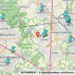Mappa Via Galileo Galilei, 21040 Uboldo VA, Italia (3.21818)