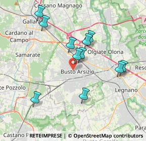 Mappa Piazza S. Michele, 21052 Busto Arsizio VA, Italia (3.62909)