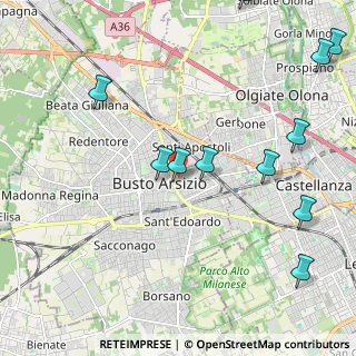 Mappa Via G. Castiglioni, 21052 Busto Arsizio VA, Italia (2.61455)