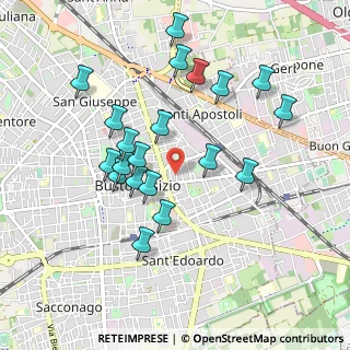 Mappa Via G. Castiglioni, 21052 Busto Arsizio VA, Italia (0.9065)