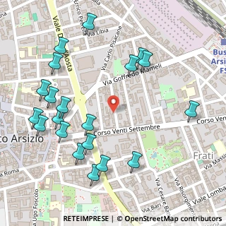 Mappa Via G. Castiglioni, 21052 Busto Arsizio VA, Italia (0.302)