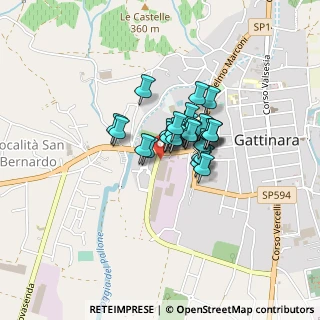 Mappa Via San Giuseppe, 13045 Gattinara VC, Italia (0.23571)