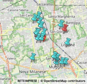 Mappa Via Partigiani d'Italia, 20832 Desio MB, Italia (1.62278)