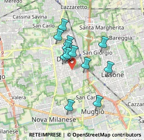 Mappa Via Partigiani d'Italia, 20832 Desio MB, Italia (1.36333)