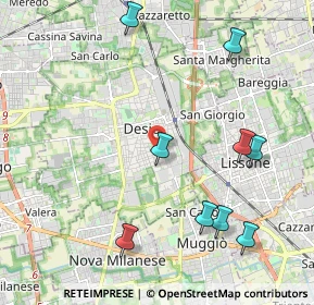 Mappa Via Partigiani d'Italia, 20832 Desio MB, Italia (2.7)