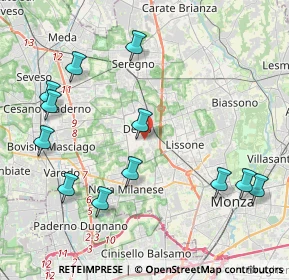 Mappa Via Partigiani d'Italia, 20832 Desio MB, Italia (4.7675)