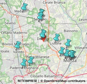 Mappa Via Partigiani d'Italia, 20832 Desio MB, Italia (4.29353)