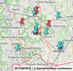 Mappa Via Partigiani d'Italia, 20832 Desio MB, Italia (3.65929)
