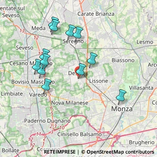 Mappa Via Partigiani d'Italia, 20832 Desio MB, Italia (4.00417)