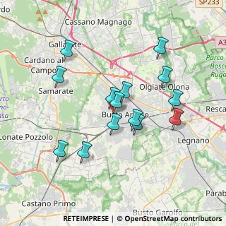 Mappa Via Lepanto, 21052 Busto Arsizio VA, Italia (3.30214)