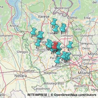Mappa Via Todi, 21052 Busto Arsizio VA, Italia (9.5515)