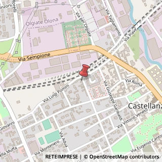 Mappa Via Don Testori, 2, 21053 Castellanza, Varese (Lombardia)
