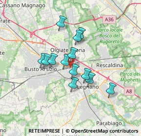 Mappa Castellanza, 21053 Castellanza VA, Italia (2.61154)