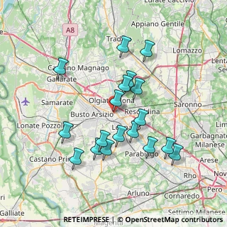 Mappa Castellanza, 21053 Castellanza VA, Italia (6.88)
