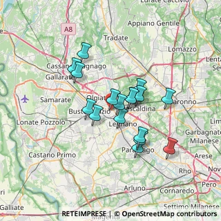 Mappa Castellanza, 21053 Castellanza VA, Italia (5.43235)