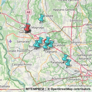 Mappa Castellanza, 21053 Castellanza VA, Italia (6.12462)