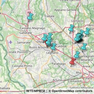 Mappa Castellanza, 21053 Castellanza VA, Italia (8.9635)