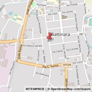 Mappa Via Pietro Micca, 18, 13045 Gattinara, Vercelli (Piemonte)