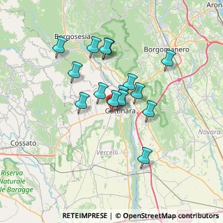 Mappa Gattinara, 13045 Gattinara VC, Italia (5.746)
