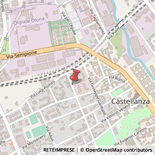 Mappa Via Don Luigi Testori,  8, 21053 Castellanza, Varese (Lombardia)