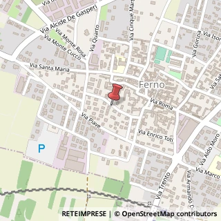 Mappa Via Minzana, 11A, 21010 Ferno, Varese (Lombardia)
