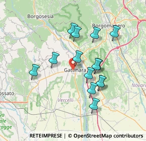 Mappa 13045 Gattinara VC, Italia (6.34857)