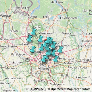 Mappa Via Luigi Pirandello, 20832 Desio MB, Italia (9.0285)