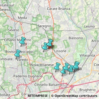 Mappa Via Luigi Pirandello, 20832 Desio MB, Italia (3.99091)