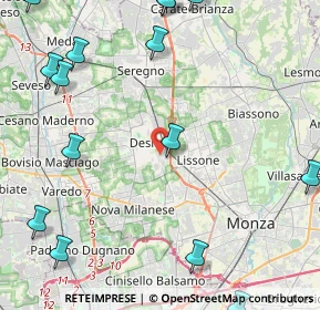Mappa Via Luigi Pirandello, 20832 Desio MB, Italia (6.797)