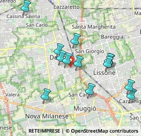 Mappa Via Luigi Pirandello, 20832 Desio MB, Italia (1.90154)