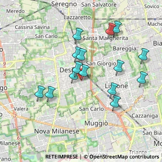 Mappa Via Luigi Pirandello, 20832 Desio MB, Italia (1.82)