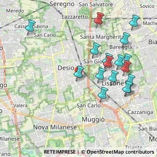Mappa Via Luigi Pirandello, 20832 Desio MB, Italia (2.22824)