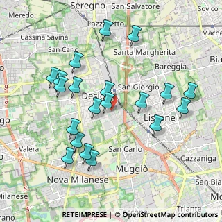 Mappa Via Luigi Pirandello, 20832 Desio MB, Italia (1.987)